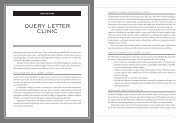 QUERY LETTER CLINIC - Writer's Digest