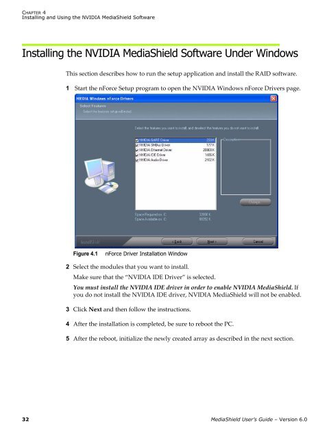 MediaShield User's Guide - Nvidia's Download site!!