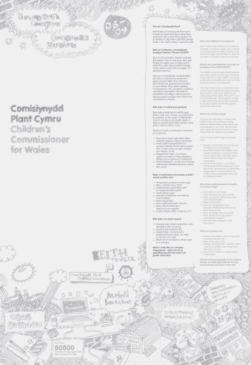 Pwy yw'r Comisiynydd Plant? - Children's Commissioner for Wales