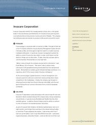 Download the Invacare Corporation Customer Profile in ... - Noetix