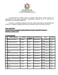 (Lista de Convoca\347\343o Est\341gio interior final) - MinistÃ©rio ...