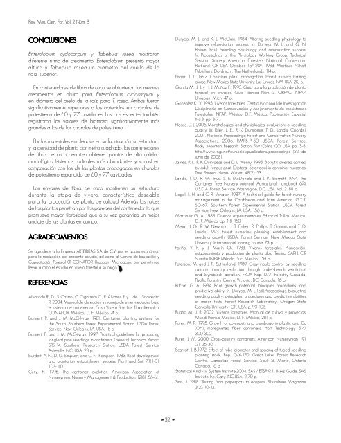 Vol. 2 NÃºm. 8 - Instituto Nacional de Investigaciones Forestales ...