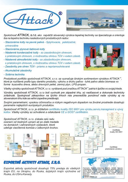 Attack PELLET - kotle na peletky (.pdf) - SOLARsystems