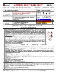 TAP One Shot Extreme Use - Aerosol MSDS - 99936 - Hornady.com