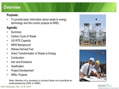 NREL Power point slide template - cover and main slide - Energy ...