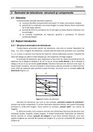 2 Semnalul de televiziune: structură şi componente