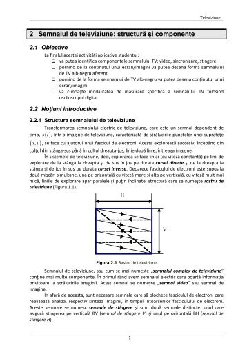 2 Semnalul de televiziune: structură şi componente