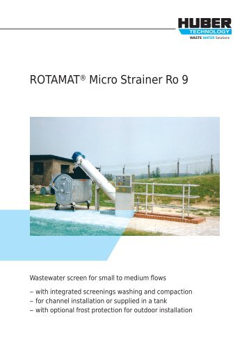 ROTAMATÂ® Micro Strainer Ro 9