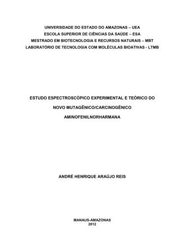 André Henrique Araujo Reis - uea - pós graduação