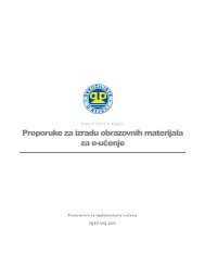 Preporuke za izradu obrazovnih materijala za e-uÄenje - Eqibelt - Srce