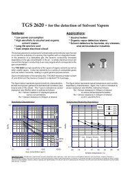 TGS 2620 - for the detection of Solvent Vapors - Meditronik