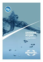 Catalogo tecnico serbatoi acqua ROTOTEC - Frigerio & Co