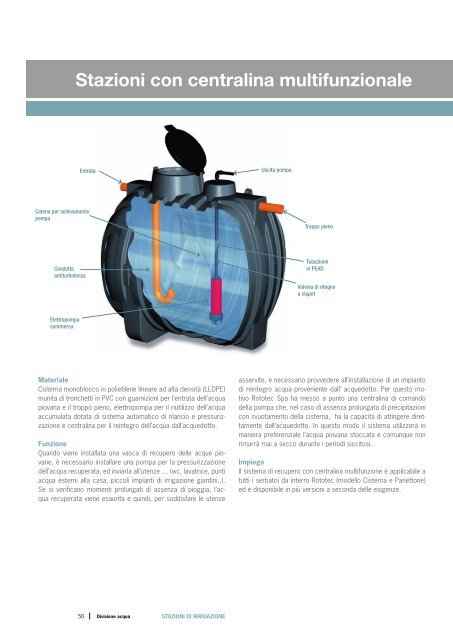 Catalogo tecnico serbatoi acqua ROTOTEC - Frigerio & Co