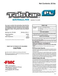 Talstar PL Granular Label - Connor's Pest Protection