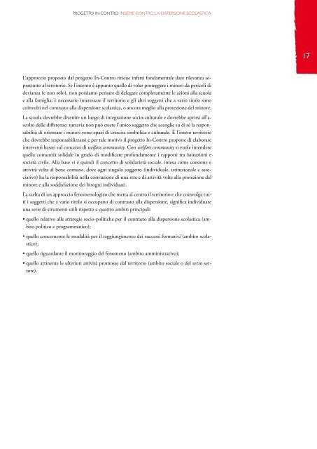 Progetto In-Contro - Save the Children Italia Onlus