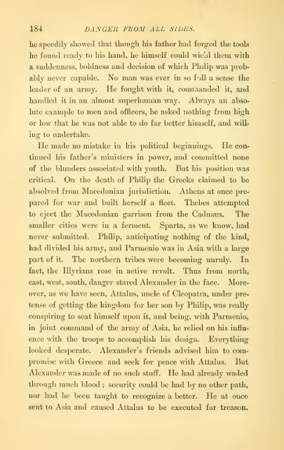 Alexander : a history of the origin and growth of the art of war from ...