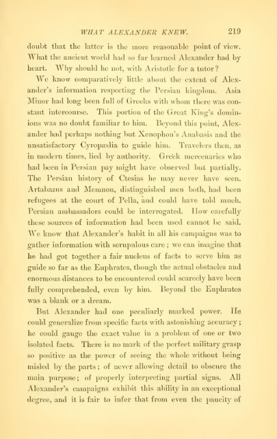 Alexander : a history of the origin and growth of the art of war from ...