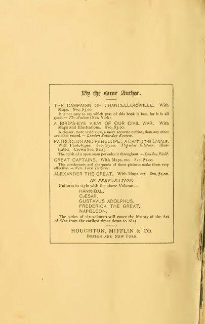 Alexander : a history of the origin and growth of the art of war from ...