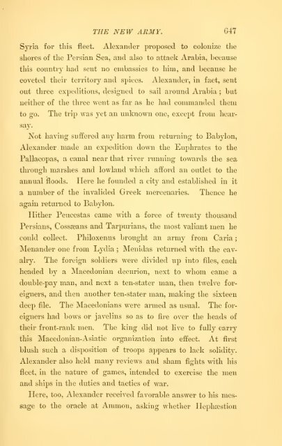 Alexander : a history of the origin and growth of the art of war from ...