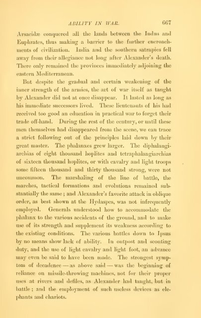 Alexander : a history of the origin and growth of the art of war from ...