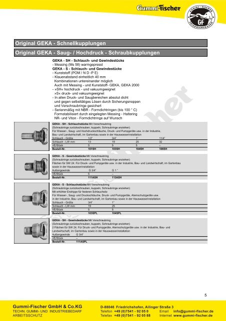 02 Armaturen - Gummi-Fischer