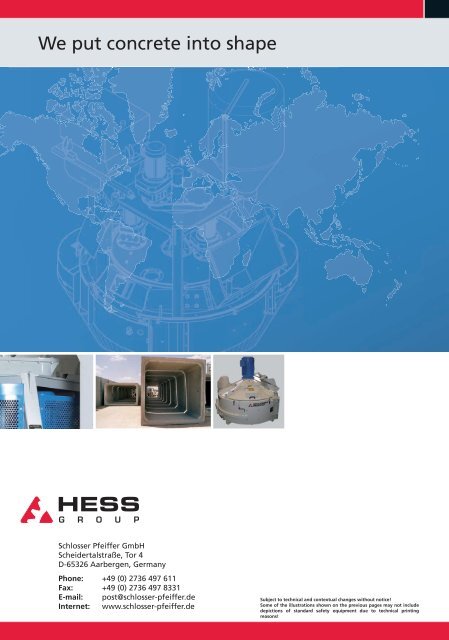 SM Series Compulsory Mixers - HESS Group