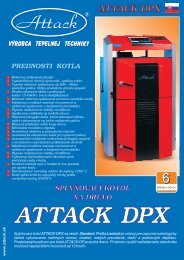 Attack DPX - kotle na drevo (.pdf) - SOLARsystems