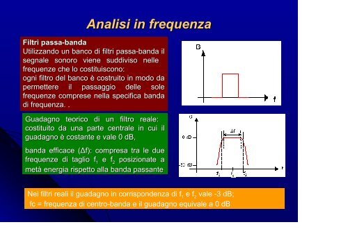 PRINCIPALI GRANDEZZE ACUSTICHE - Studium