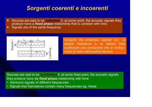 PRINCIPALI GRANDEZZE ACUSTICHE - Studium