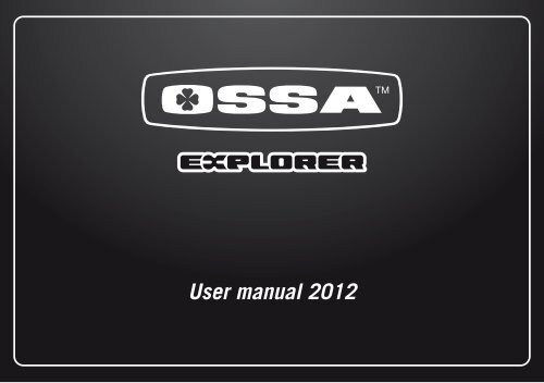 Manual Ossa Explorer - Ossa Canada