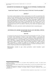 Adsorption isotherms of chicory inulin powder ... - Deag.ufcg.edu.br