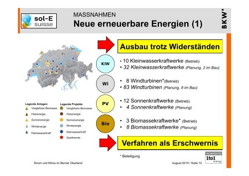 Referat Dr. Martin Pfisterer, Mitglied der Unternehmensleitung BKW ...