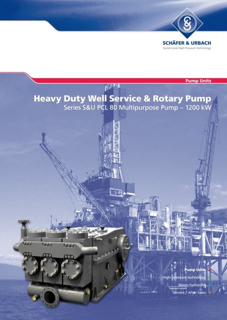 Heavy Duty Well Service & Rotary Pump - Woma