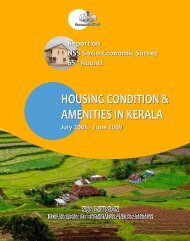 Report on Nss 65th Round (Housing Condition & Amenities in Kerala)