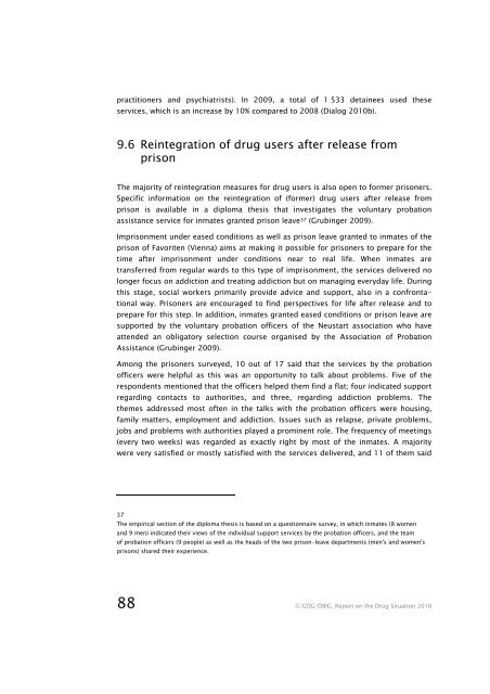 Report on the Drug Situation 2010 - Bundesministerium fÃ¼r ...