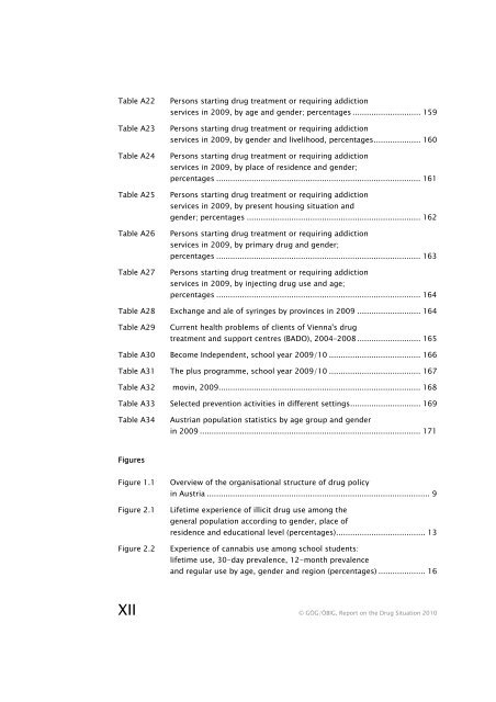 Report on the Drug Situation 2010 - Bundesministerium fÃ¼r ...