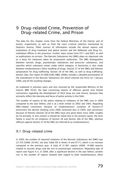 Report on the Drug Situation 2010 - Bundesministerium fÃ¼r ...