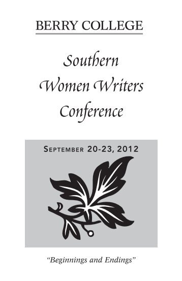 Southern Women Writers Conference - Berry College