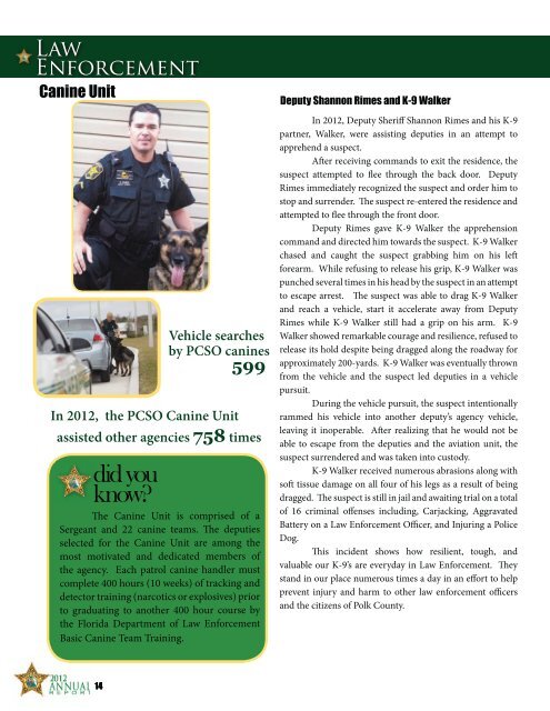 2012 Annual Report.pdf - Polk County Sheriff's Office