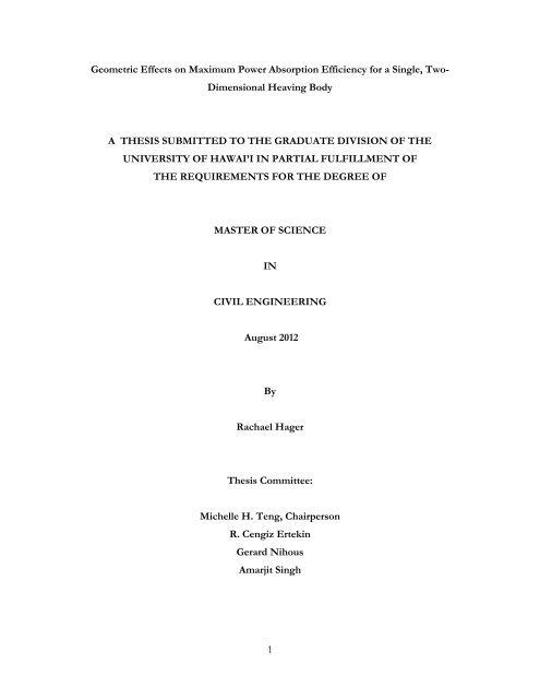 MS Thesis R. Hager - Hawaii National Marine Renewable Energy ...