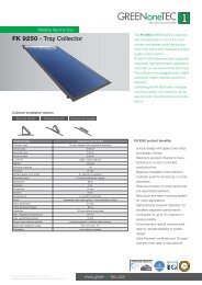 FK 9250 - Tray Collector - GREENoneTEC