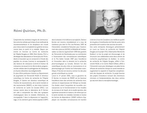 rapport annuel 2001-2002 - Institut universitaire en santÃ© mentale ...