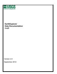 Earth Explorer Tutorial - EarthExplorer - the USGS