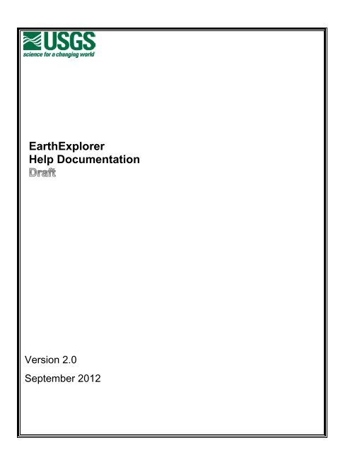 Earth Explorer Tutorial - EarthExplorer - the USGS