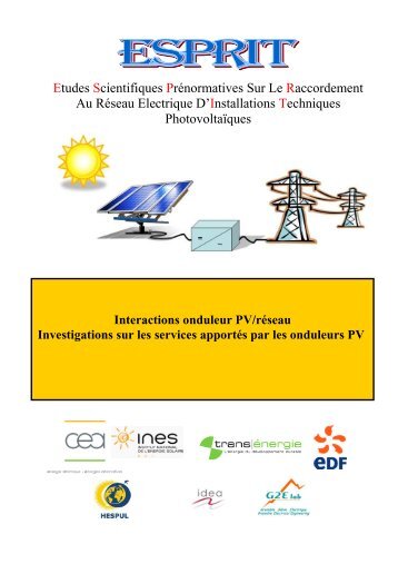 Investigations sur les services apportÃ©s par les onduleurs PV (PDF ...