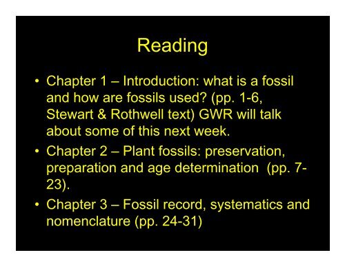 Modes of fossil preservation