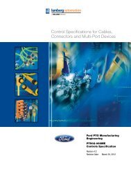 Control Specifications for Cables, Connectors and Multi-Port Devices