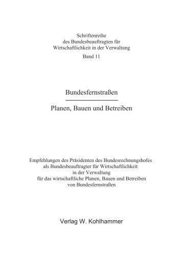Bundesfernstraßen Planen, Bauen und Betreiben - B519neu.de