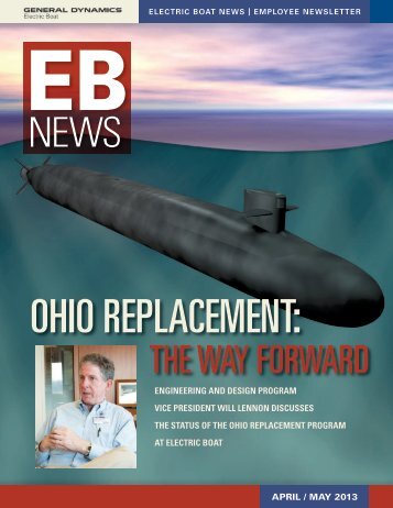 EB News April-May 2013 - Electric Boat Corporation
