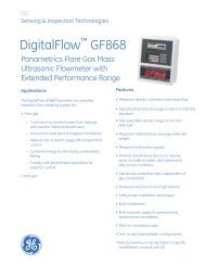 DigitalFlow GF868 flare gas flowmeter